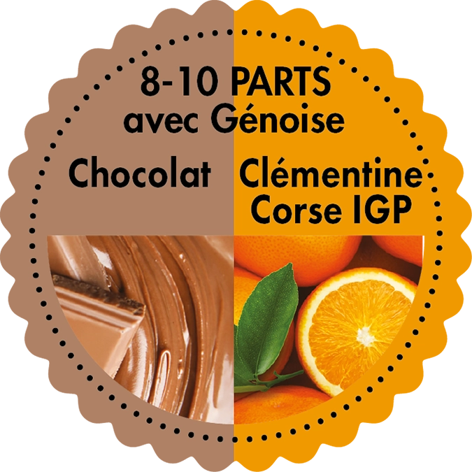 Bûche Chocolat Clémentine