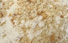 Glace Croquant aux amandes Ouvert