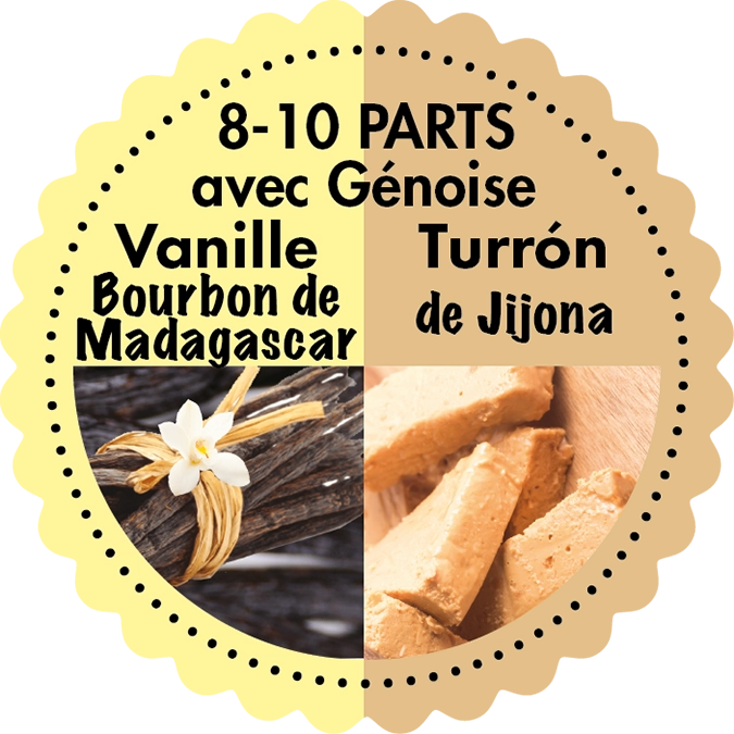 Bûche Vanille Turron